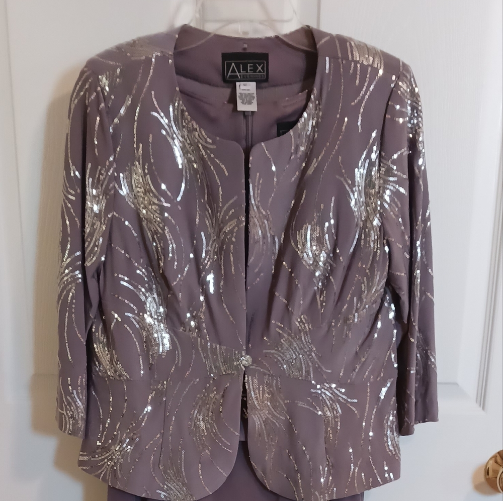 Alex Evening dress and jacket. Size 12